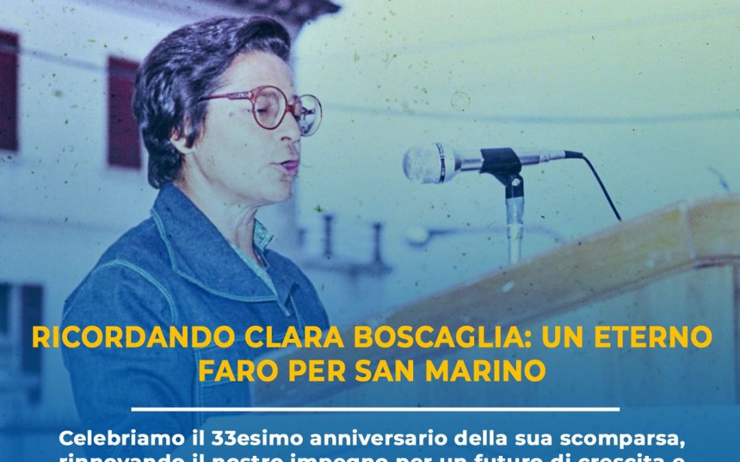 XXXIII Anniversario di Clara Boscaglia